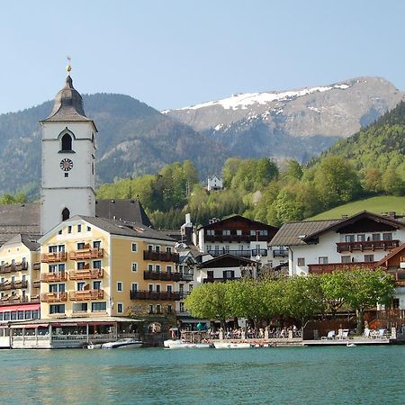 Апартаменты Aberseeblick Pension Ellmauer Sankt Wolfgang im Salzkammergut Экстерьер фото