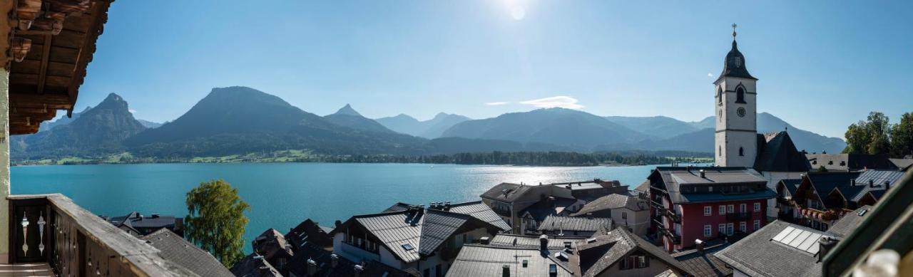 Апартаменты Aberseeblick Pension Ellmauer Sankt Wolfgang im Salzkammergut Экстерьер фото