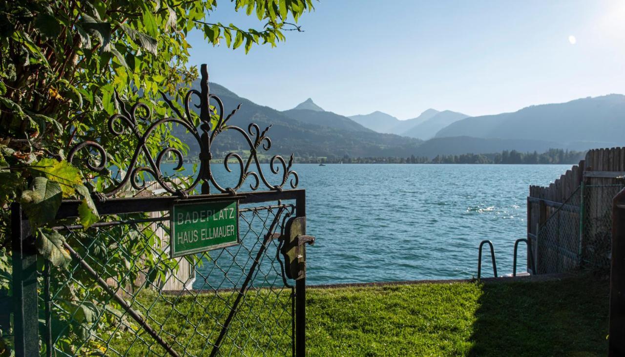 Апартаменты Aberseeblick Pension Ellmauer Sankt Wolfgang im Salzkammergut Экстерьер фото