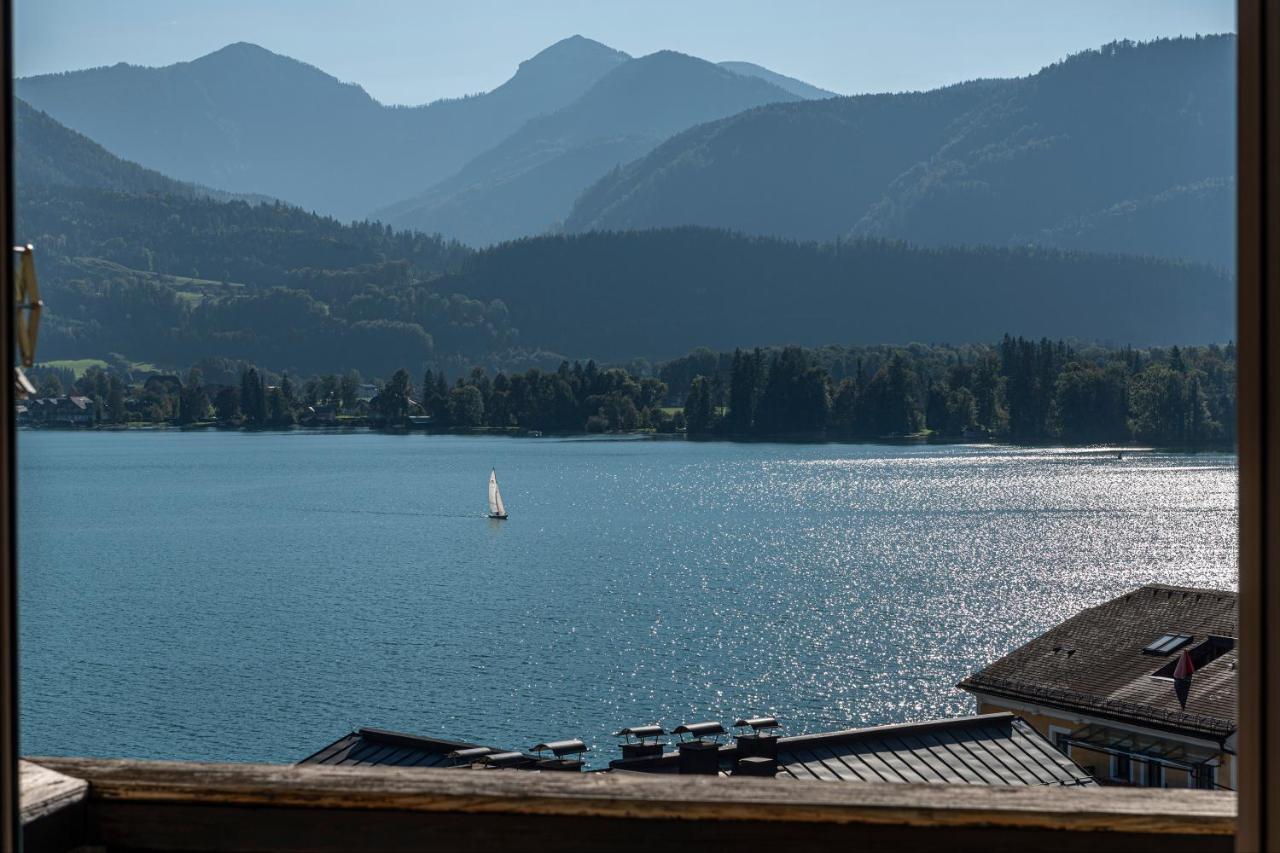 Апартаменты Aberseeblick Pension Ellmauer Sankt Wolfgang im Salzkammergut Экстерьер фото