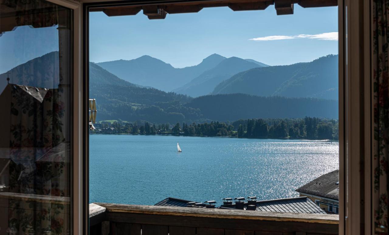 Апартаменты Aberseeblick Pension Ellmauer Sankt Wolfgang im Salzkammergut Экстерьер фото