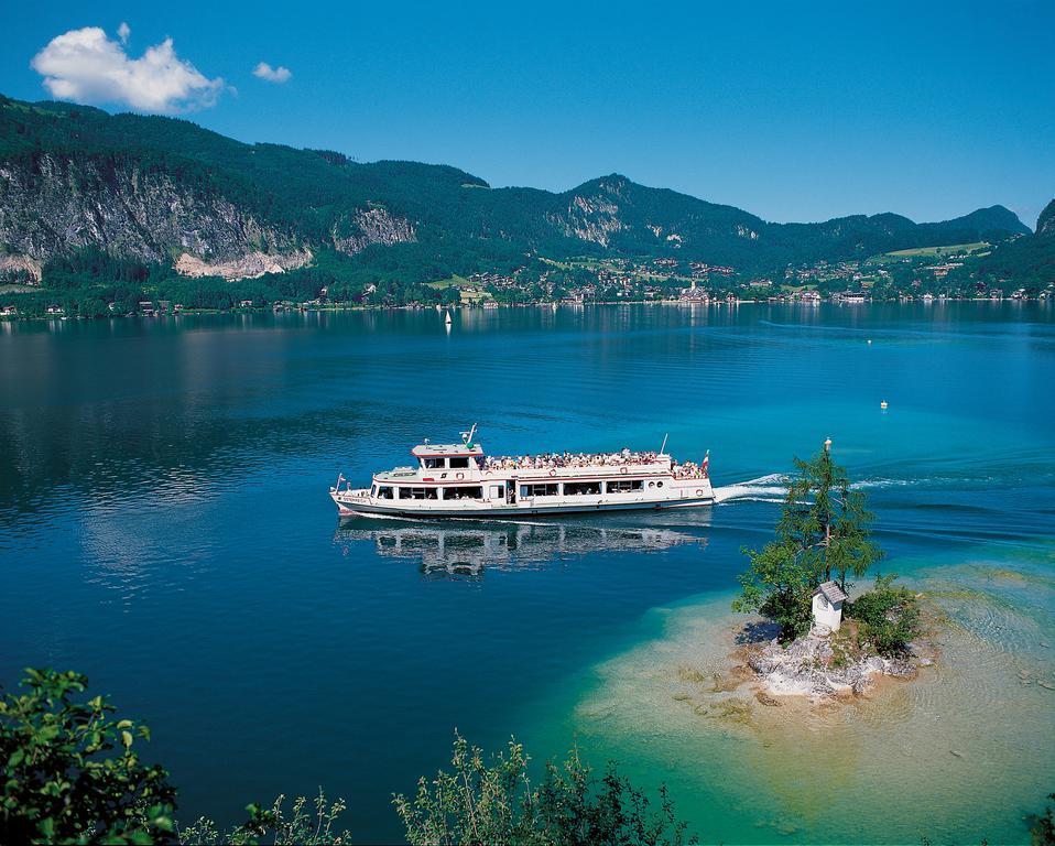 Апартаменты Aberseeblick Pension Ellmauer Sankt Wolfgang im Salzkammergut Экстерьер фото