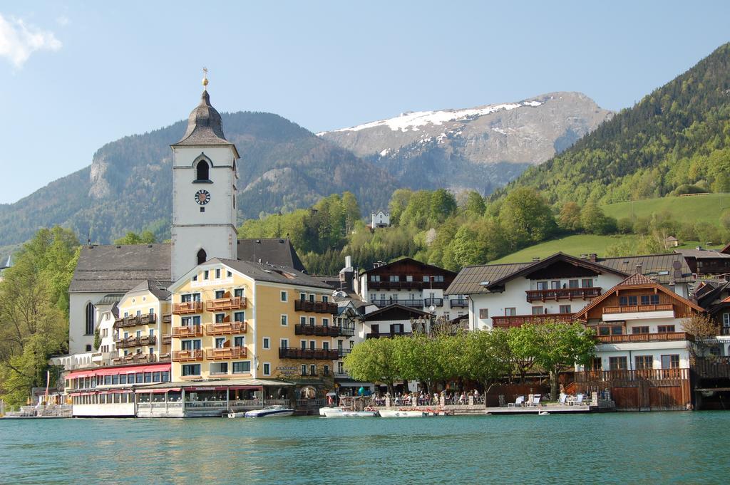 Апартаменты Aberseeblick Pension Ellmauer Sankt Wolfgang im Salzkammergut Экстерьер фото