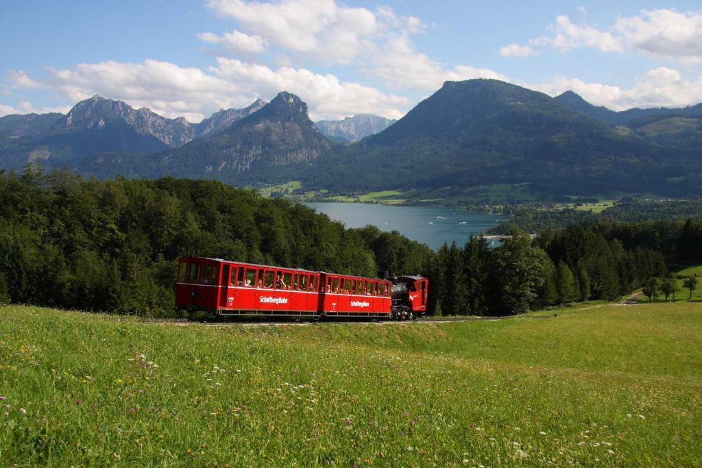 Апартаменты Aberseeblick Pension Ellmauer Sankt Wolfgang im Salzkammergut Экстерьер фото