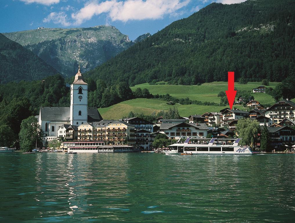 Апартаменты Aberseeblick Pension Ellmauer Sankt Wolfgang im Salzkammergut Экстерьер фото