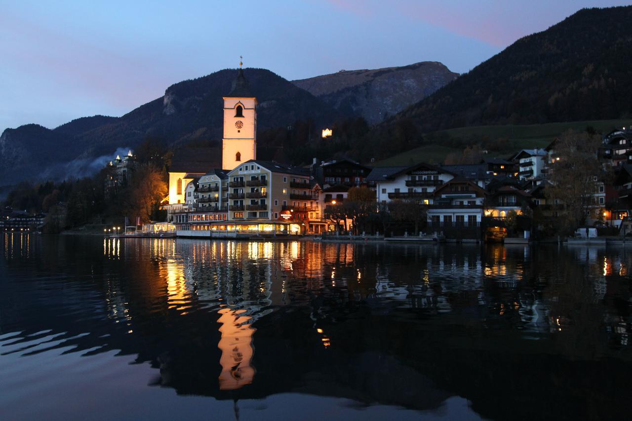 Апартаменты Aberseeblick Pension Ellmauer Sankt Wolfgang im Salzkammergut Экстерьер фото